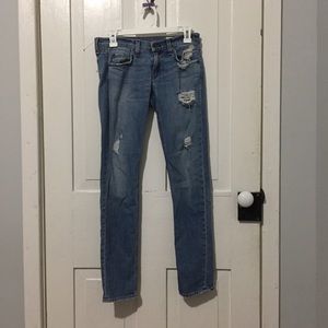 Rag & Bone distressed Dre slim boyfriend jeans